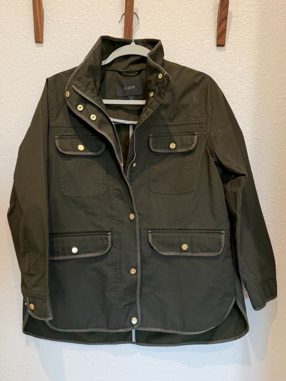 J.Crew New Downtown Field Jacket - Dark Olive